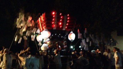 八尾市柏村地区 柏村稲荷神社夏祭り （２０１５年７月１９日） Kashiwamura Inari Shrine Summer Festival (July 19, 2015)  in Yao city of Osaka, Japan