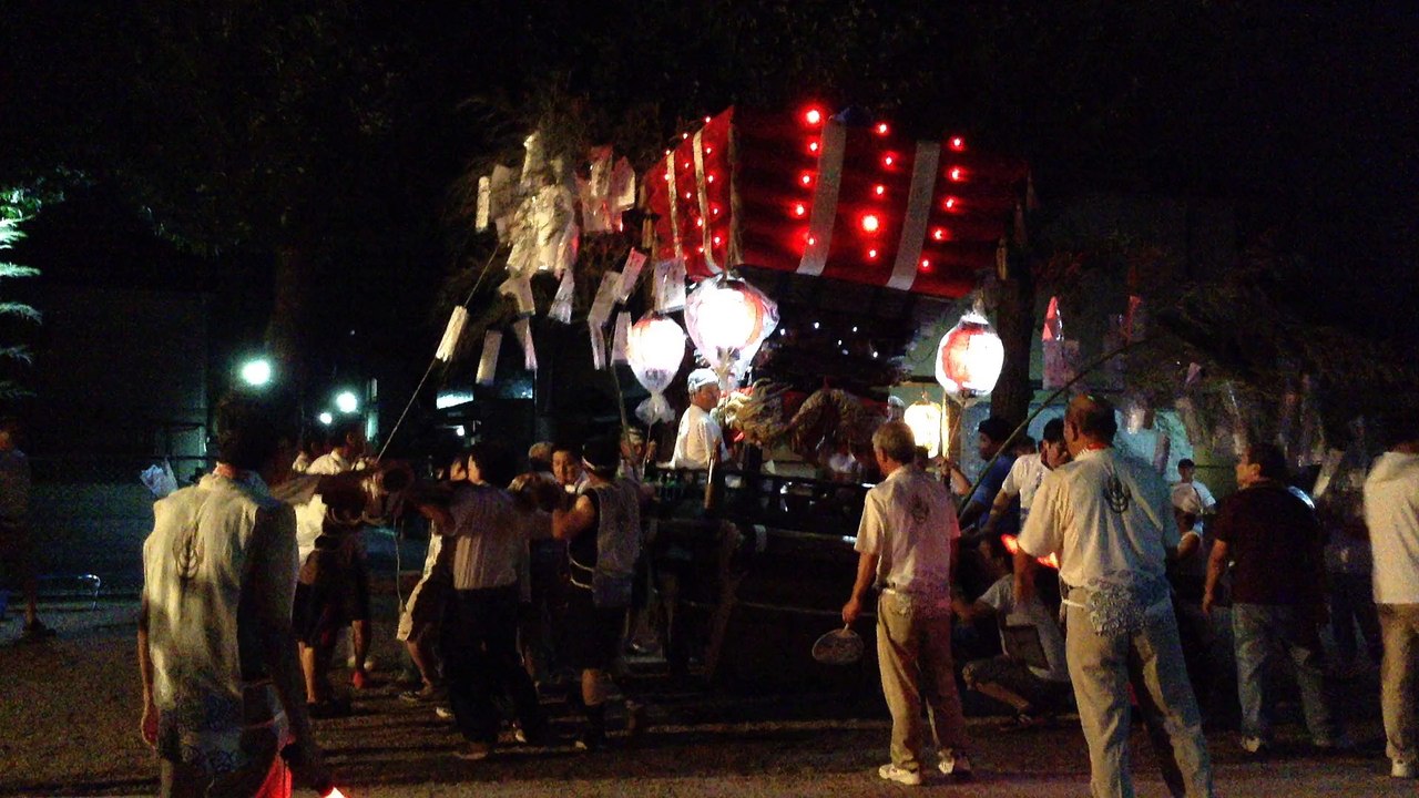 八尾市柏村地区 柏村稲荷神社夏祭り （２０１５年７月１９日） Kashiwamura Inari Shrine Summer Festival (July 19, 2015)  in Yao city of Osaka, Japan