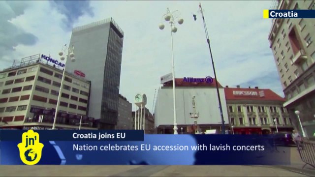 Croatia joins the EU: Balkan nation becomes 28th member of European Union