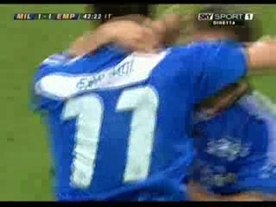 Milan-Empoli 1-1 Saudati Season 2006-07