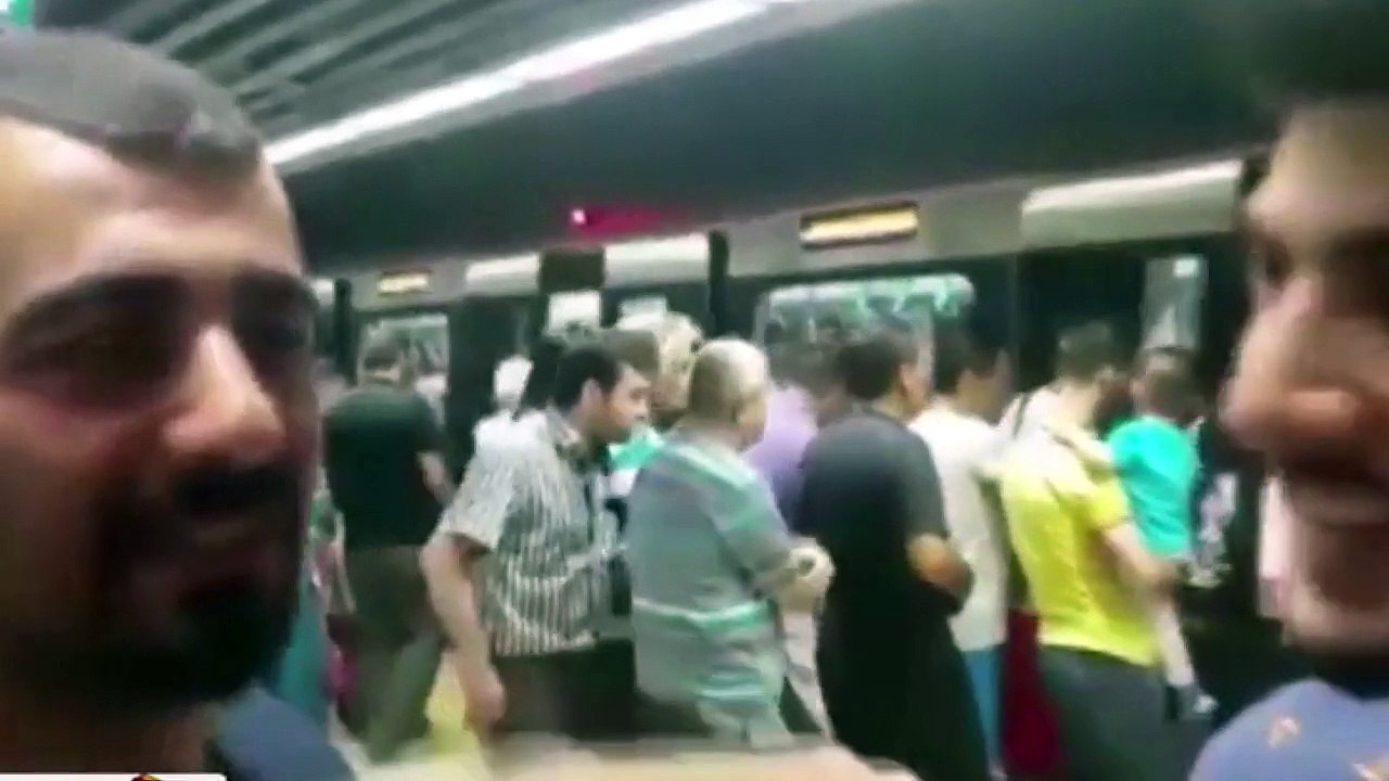 Marmaray'da kavga!