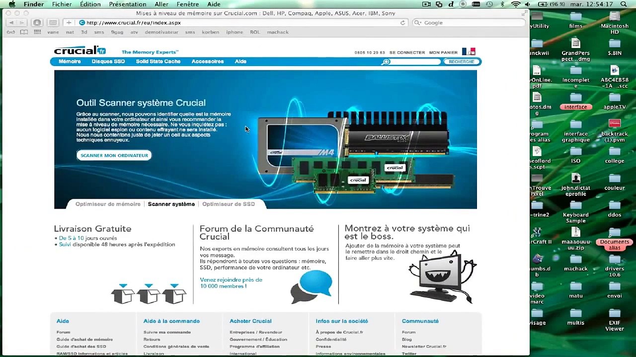 Tutoriel choisir la ram de son mac