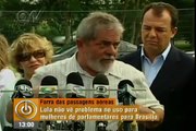 Lula comenta as passagens aéreas para deputados 01/05/2009