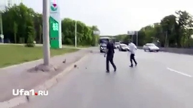 Утята через дорогу...