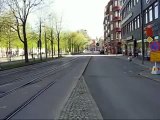 Trams and a bus in Gothenburg