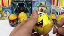 GIANT Play Doh Patrick Spongebob Squarepants Surprise Eggs Toys Unboxing DCTC Playdough Vi