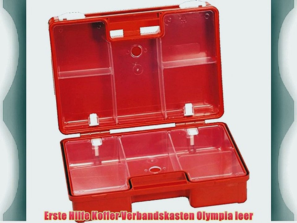 Erste Hilfe Koffer Verbandskasten Olympia leer