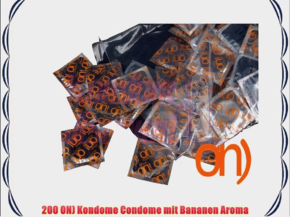200 ON) Kondome Condome mit Bananen Aroma