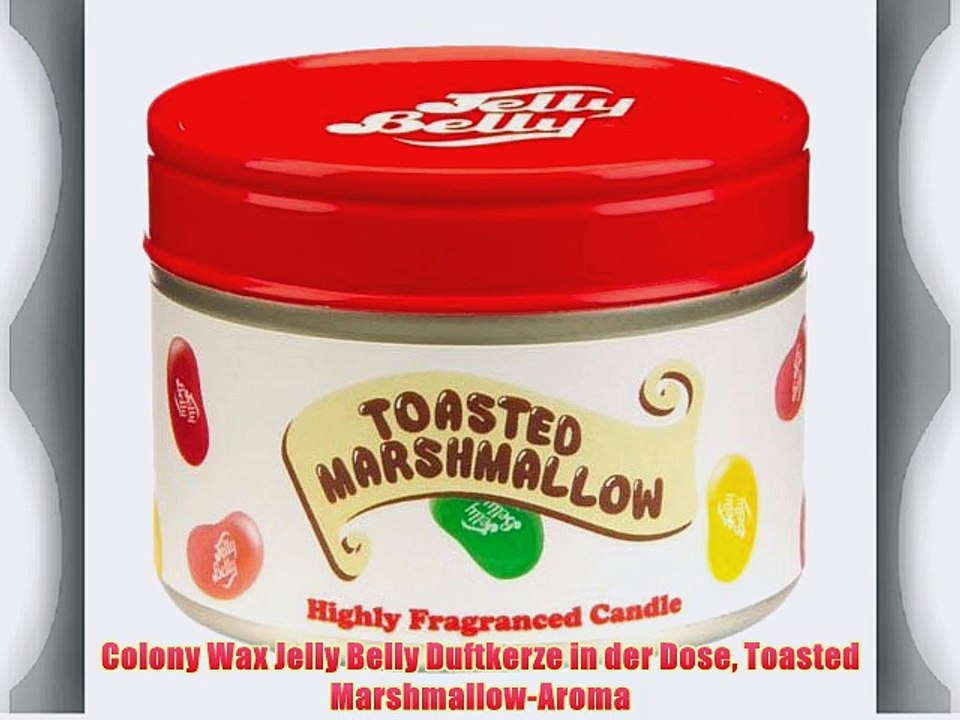 Colony Wax Jelly Belly Duftkerze in der Dose Toasted Marshmallow-Aroma