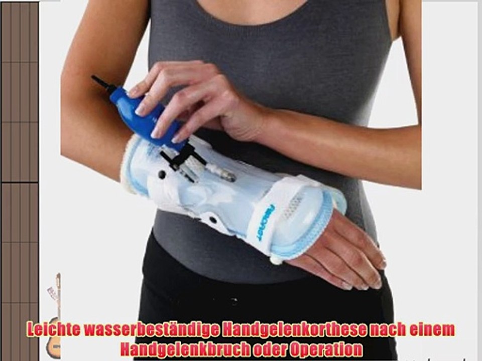 Aircast stabilairtm handgelenkorthese bandage nach handgelenksbruch oder operation