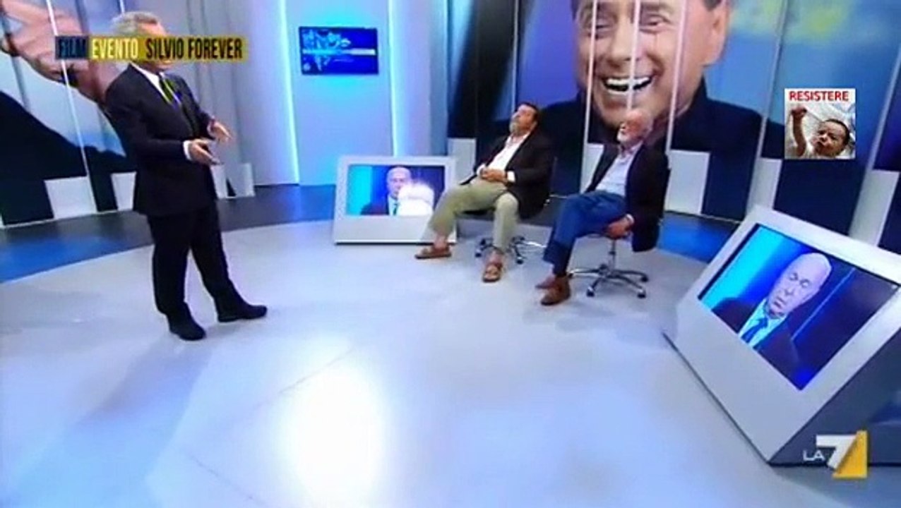 Silvio Forever: Giuliano Ferrara vs Eugenio Scalfari e Paolo Mieli 3/4