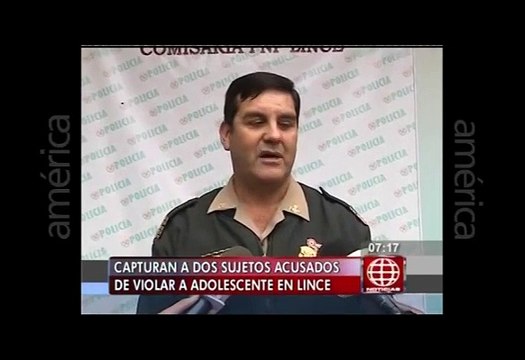 Lince: detienen a dos sujetos por abusar de menor de 17 años