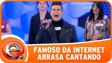 Famoso da internet faz sucesso com voz