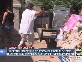 Wickenburg in recovery process from flooding, clean-up continues