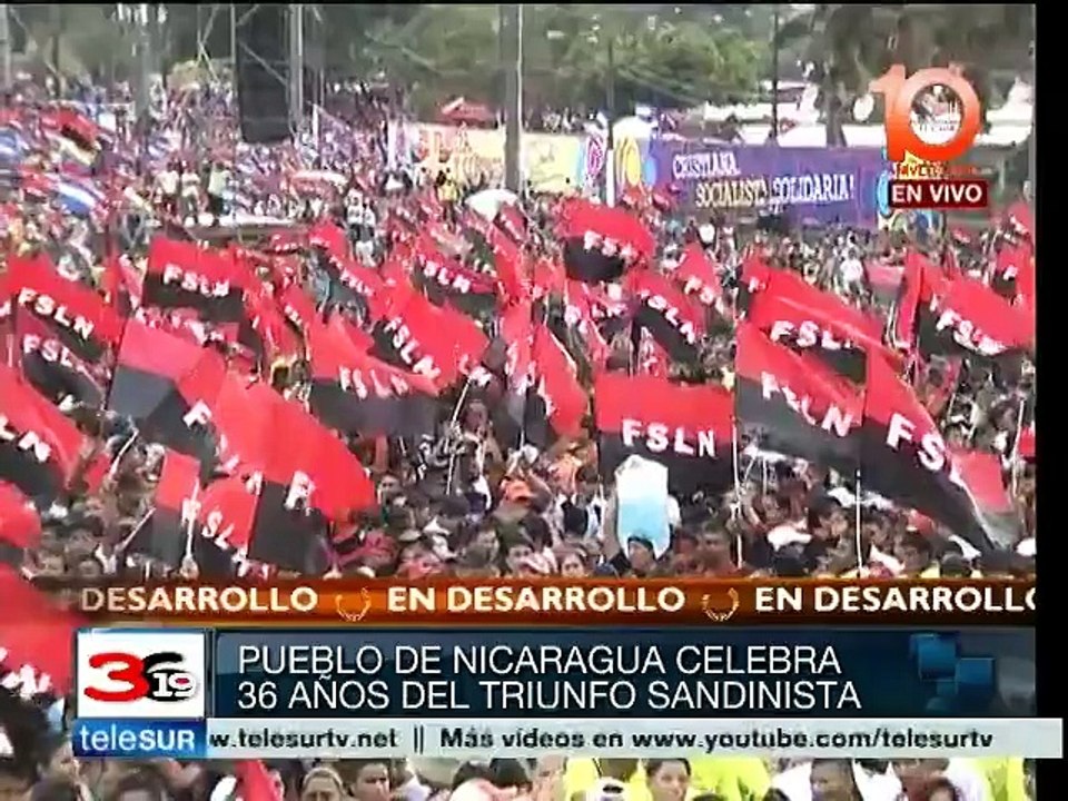 Managua, sede de festejos nicaragüenses por el triunfo sandinista
