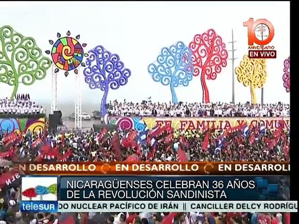 Nicaragua: Daniel Ortega preside festejos del triunfo sandinista