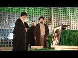 İmam Ali Hamaney, İmam Humeyni'nin türbesini ve şehidlerin mezarını ziyaret etti