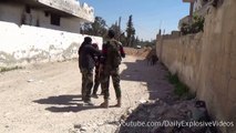 Syrian Child Soldier Fails With Grenade launcher
