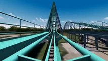 Leviathan Roller Coaster Virtual POV CGI Animated B&M Giga Coaster Canada's Wonderland 2012