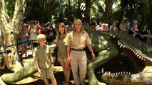 Robert Irwin Celebrates 10th Birthday by Feeding a Saltwater Crocodile