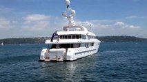 James Packer new luxury boat motor yacht Seahorse Sydney Ha