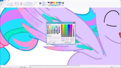 speed drawing Music Hooves MLP OC rainbow power