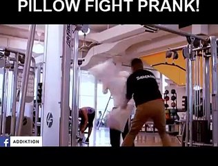 Pillow Fight Prank By Zaid Ali