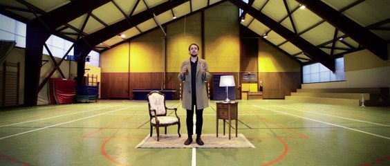 A man sings in 15 different places to demonstrate how changing acoustics