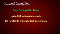 Translator Jobs : Translating Jobs : Work From Home