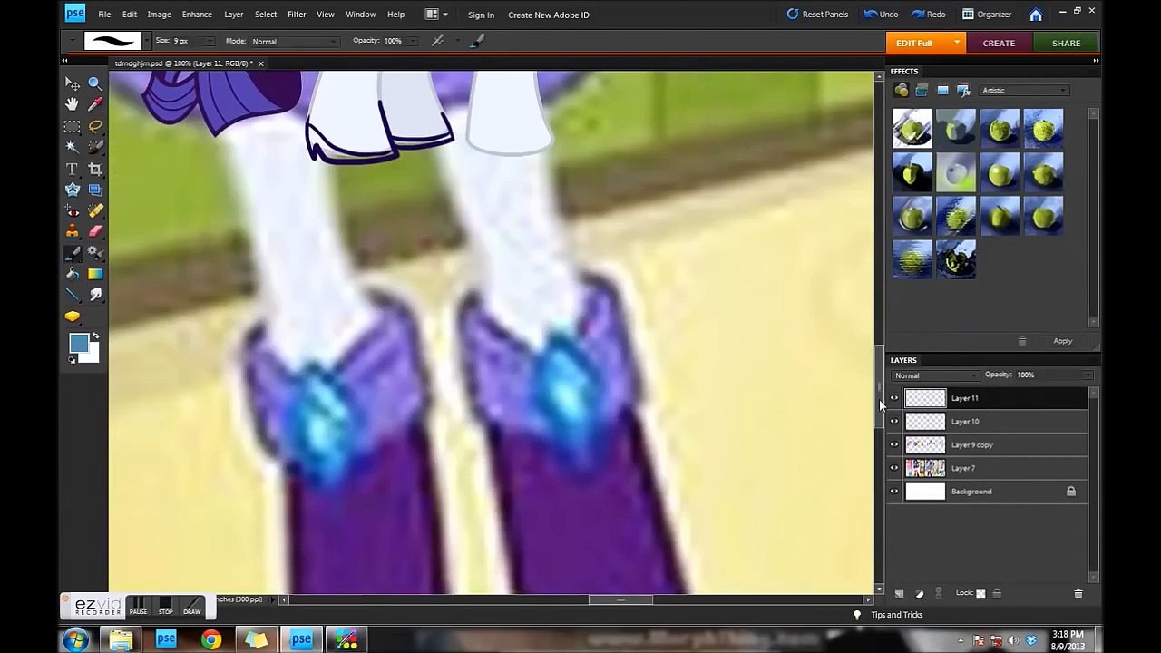 Speed Paint: My Little Pony: Equestria Girls Outfits