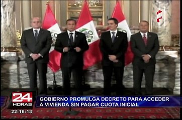 Gobierno promulga decreto para acceder a vivienda sin pagar cuota inicial