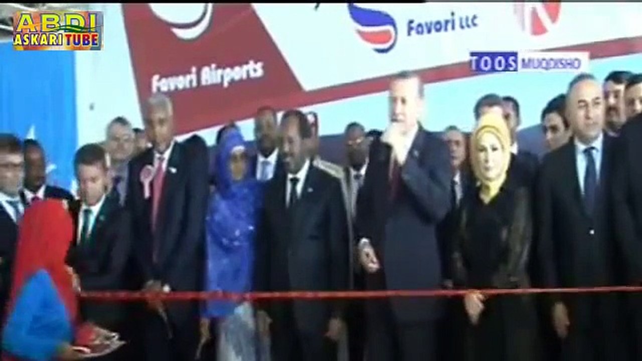 DAAWO- Madaxweyne Erdoğan & Madaxweyne Xassan 00 Xarigga Kajaraya Terminalka Cusub 'Xamar' بسم اللہ