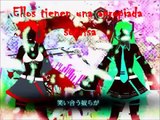 [ Kasane Teto / Hatsune Miku] BitCrushe (Sub. Español   MP3) 【Vocaloid】