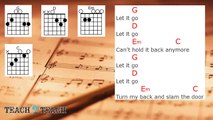 Let It Go (Best) - Lyrics and Chord Chart - Demi Lovato - Guitar Tutorial