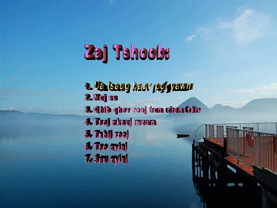 Zaj Tshoob