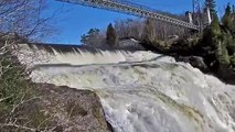 chute montmorency de Quebec-Canada-avril 2010