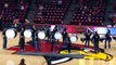 Illinois State University drumline at basketball game halftime