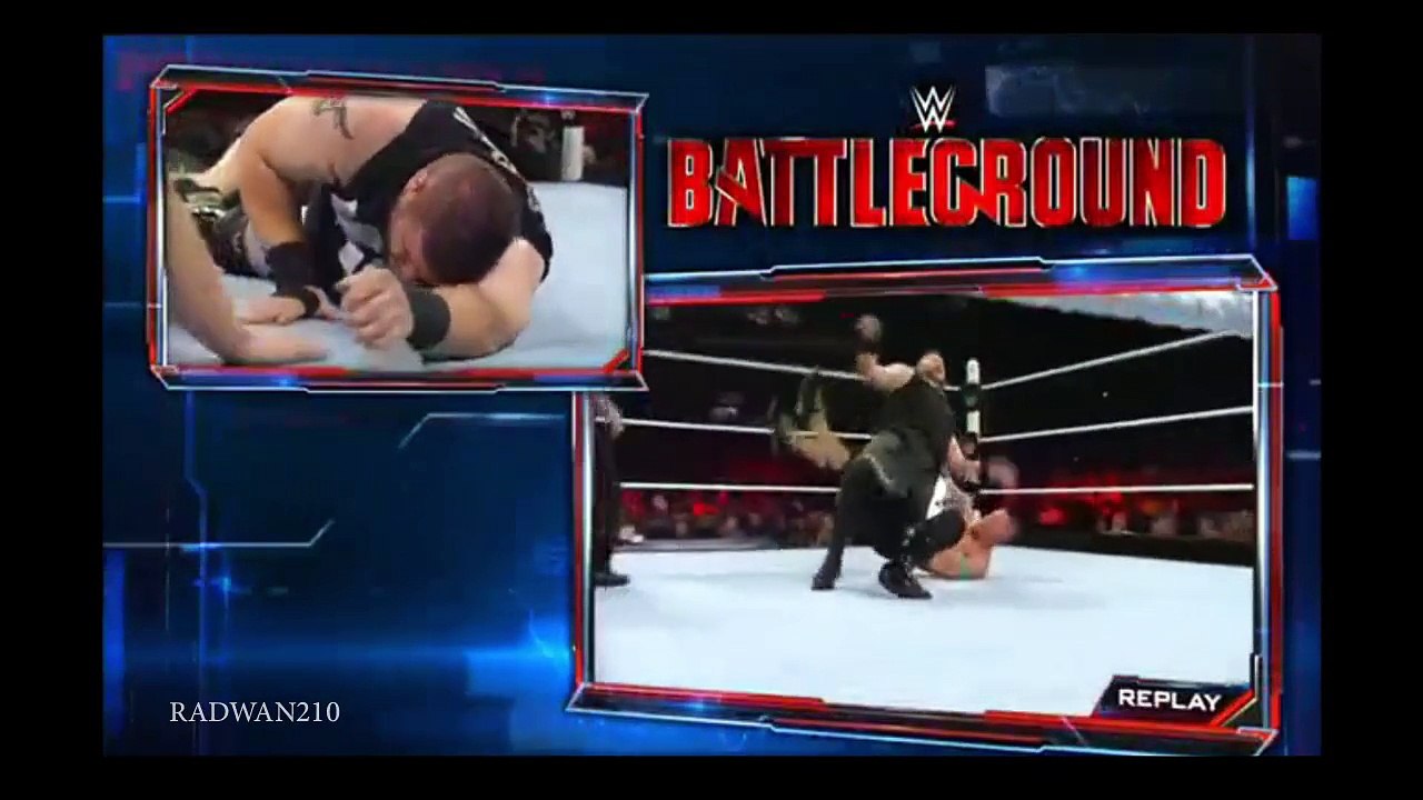wwe battleground 2015 john cena vs kevin owens...
