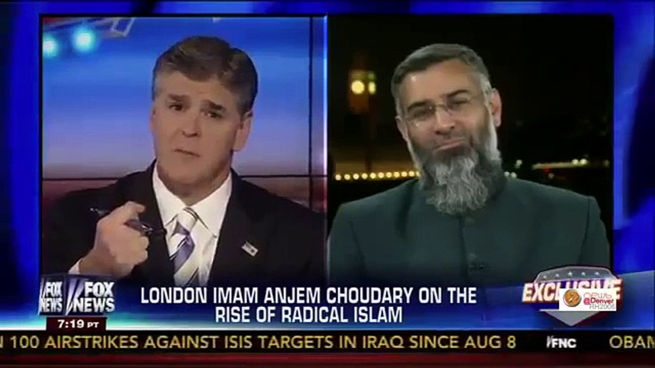 Imam Anjem Choudary justifies Paris France Islamic Terrorism Fox News Sean Hannity