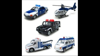 Police Cars Toys For Kids, Cartoon For Children 2015