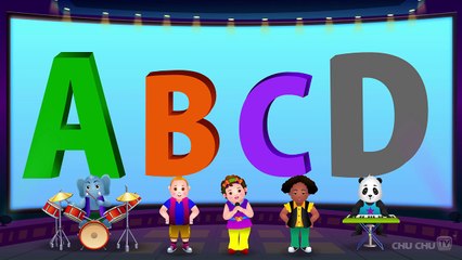 ABCD Alphabet Song - Nursery Rhymes Karaoke Songs For Children - ChuChu TV Rock 'n' Roll