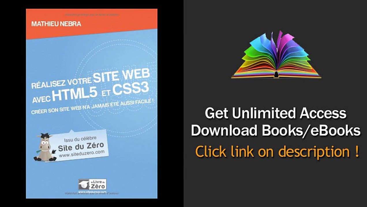 Download PDF Ralisez votre site web avec HTML5 et CSS3