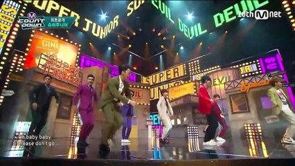 [HD] 150716 Super Junior(슈퍼주니어) - Devil @ M COUNTDOWN
