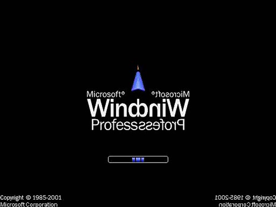 Windows XP Startup Mirror Left