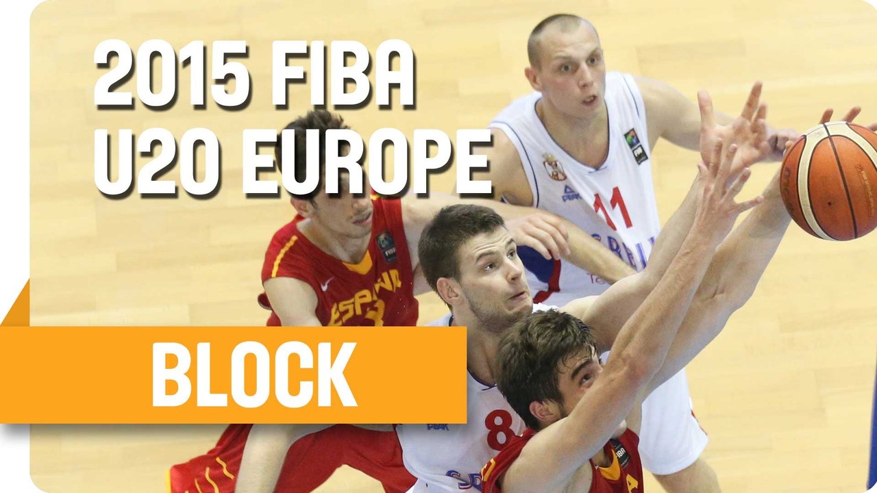D. Apic spectacular stop on A. Sans – U20 European Championship
