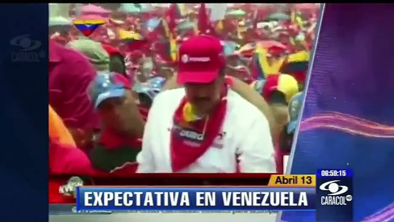 Titulares Noticias Caracol 7 p.m. Abril 13 de 2013