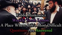 Rabbi Minkowicz Weekly Torah Lesson Parsha Bamidbar