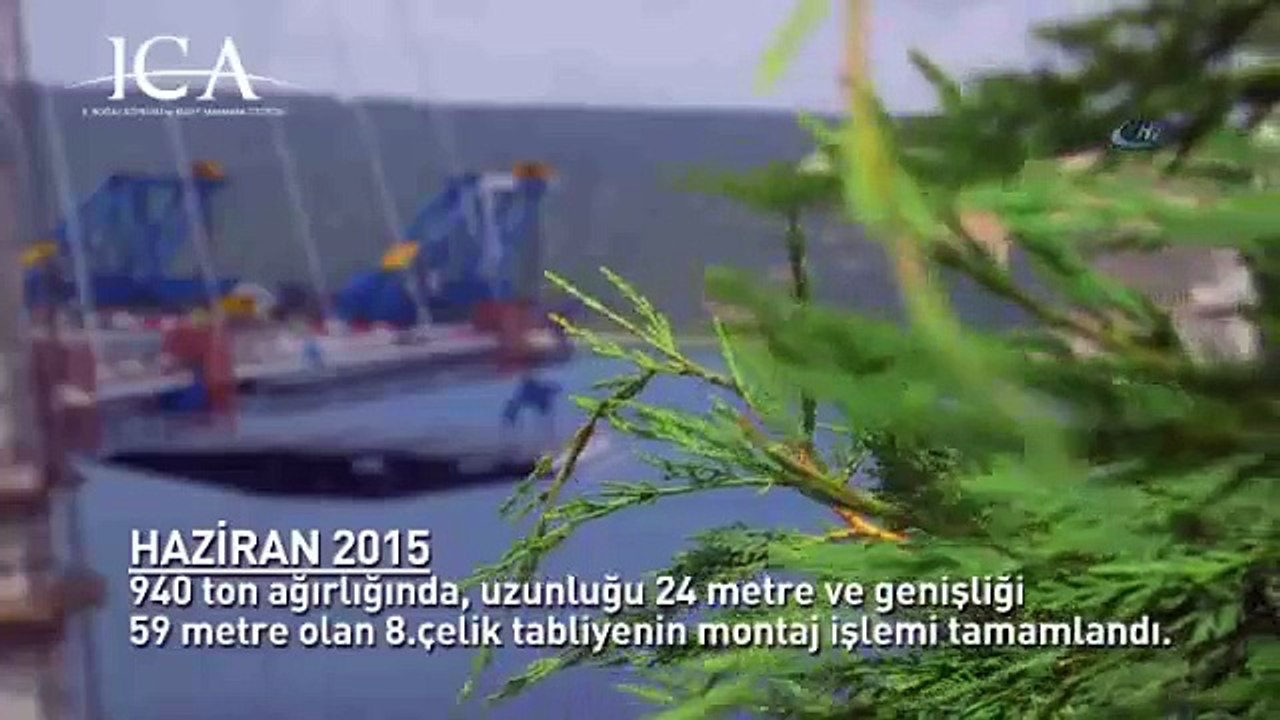 3. Köprünün yapımı aşama aşama görüntülendi