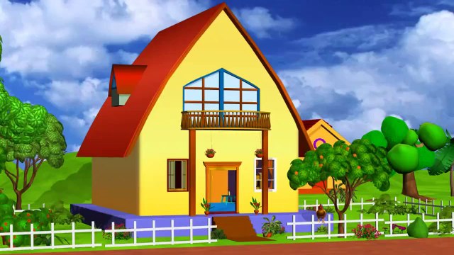 Cock A Doodle Doo - 3D Animation - English Nursery rhymes - 3d Rhymes - Kids Rhymes - Rhymes for childrens