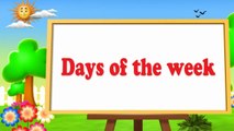 Days of the Week - 3D Animation - English Nursery rhymes - 3d Rhymes -  Kids Rhymes - Rhymes for childrens